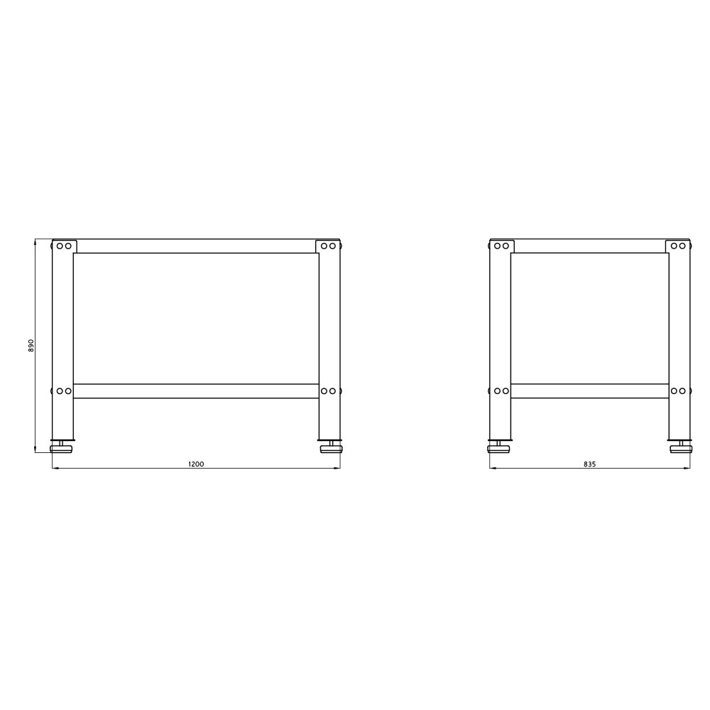 میزکار صنعتی تاراکس مدل TX-WBN1001