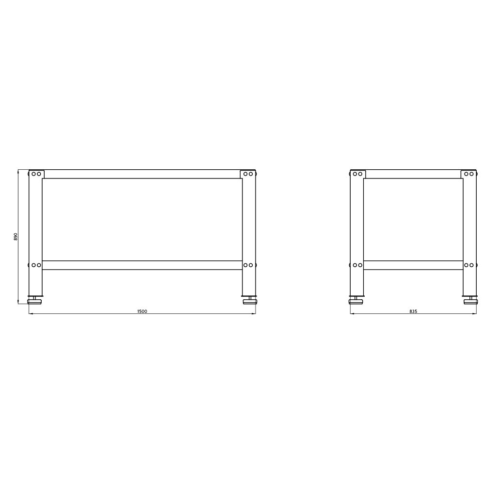 میزکار صنعتی تاراکس مدل TX-WBN1004
