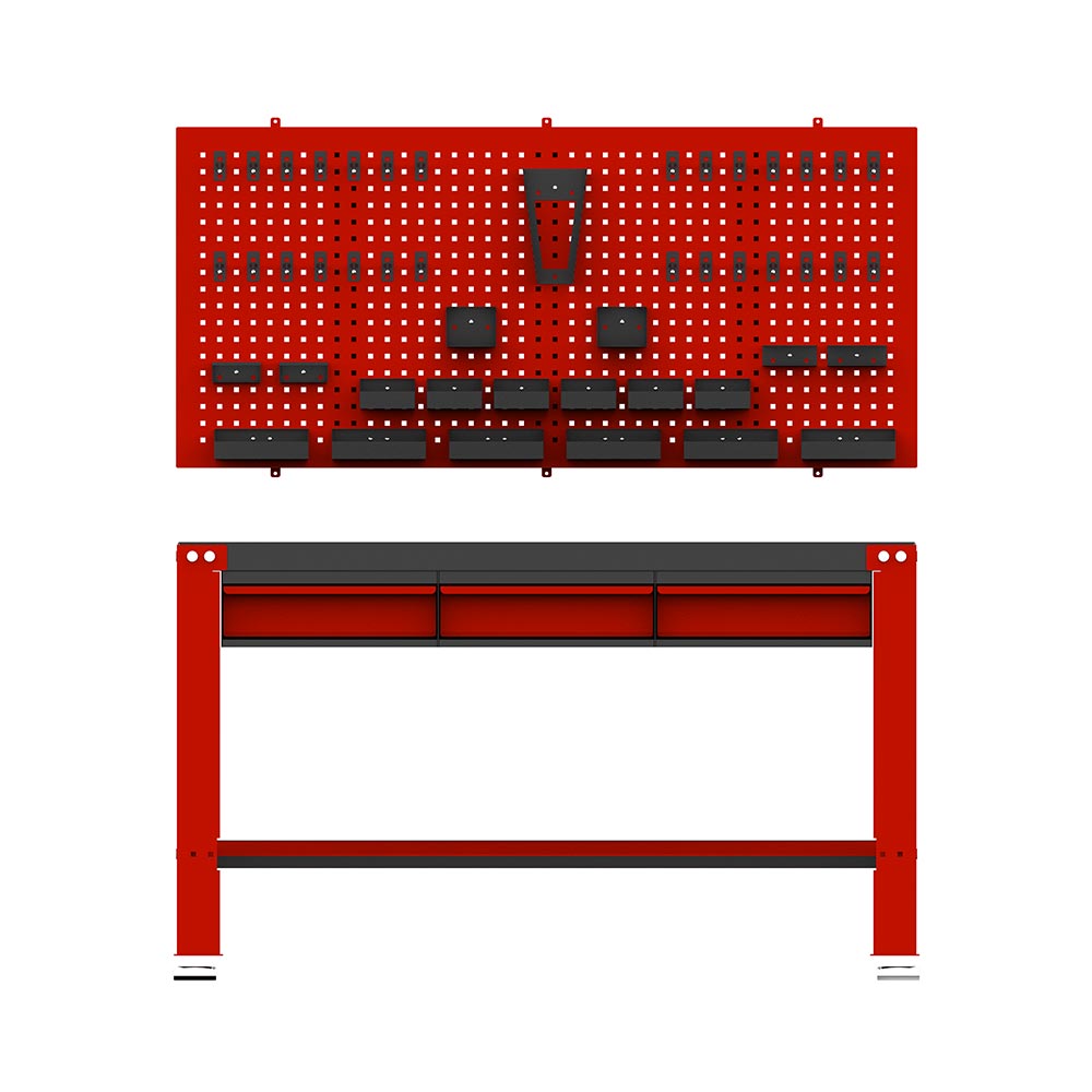 میز کار صنعتی تاراکس | TX-WBN3002 با تابلوی ابزار
